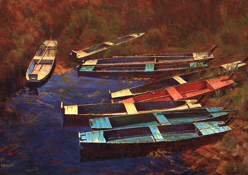 Salmon Boats, St. Mary's River